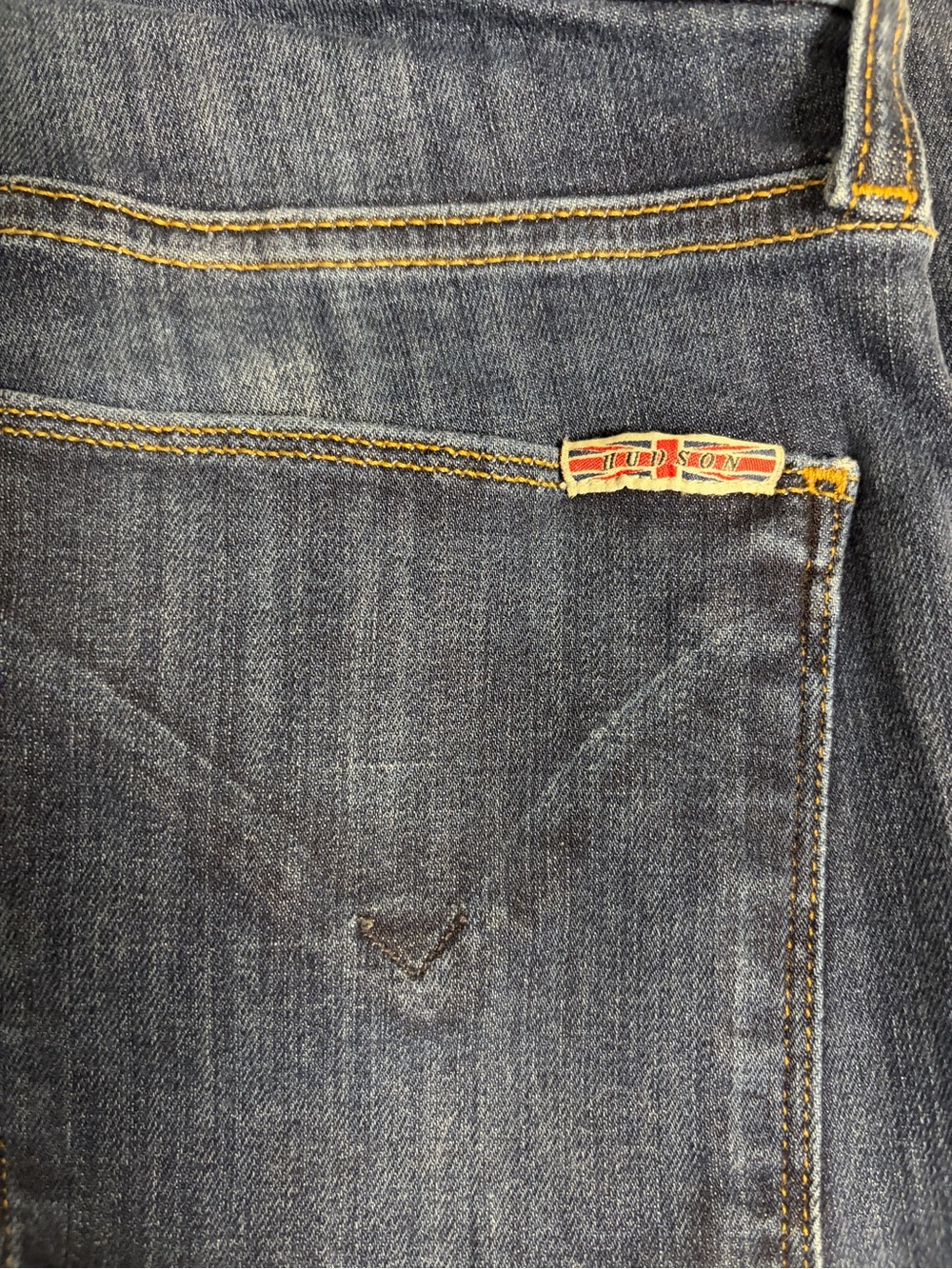 Hudson Jeans Women’s Dark Blue High Rise Skinny Jeans - Picture 6 of 7